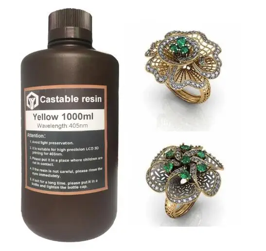 Материалы для 3d печати смола литья ювелирных изделий/восковая LCD/DLP/SLA 3D принтера