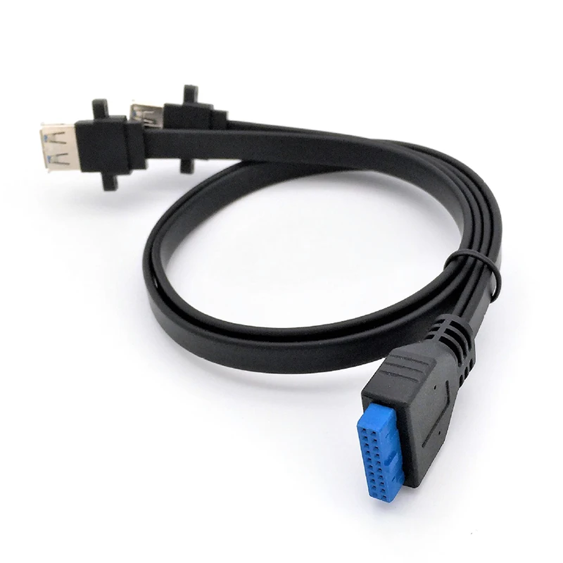 Двухпортовый usb кабель 3 0 Для материнской платы 20Pin питания GK99|Кабели передачи