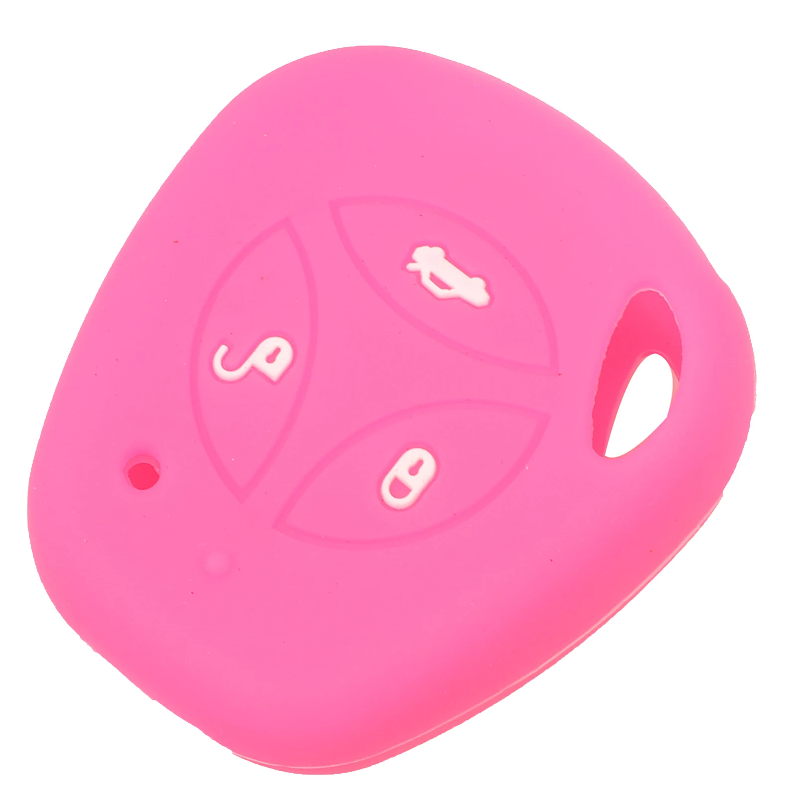 Pink Jingyuqin 30p силиконовый резиновый автомобильный чехол для ключей для Lada Largus 4X4 Kalina Granta Priora мягкий силикагель защитный чехол для ключей - Название цвета: Pink