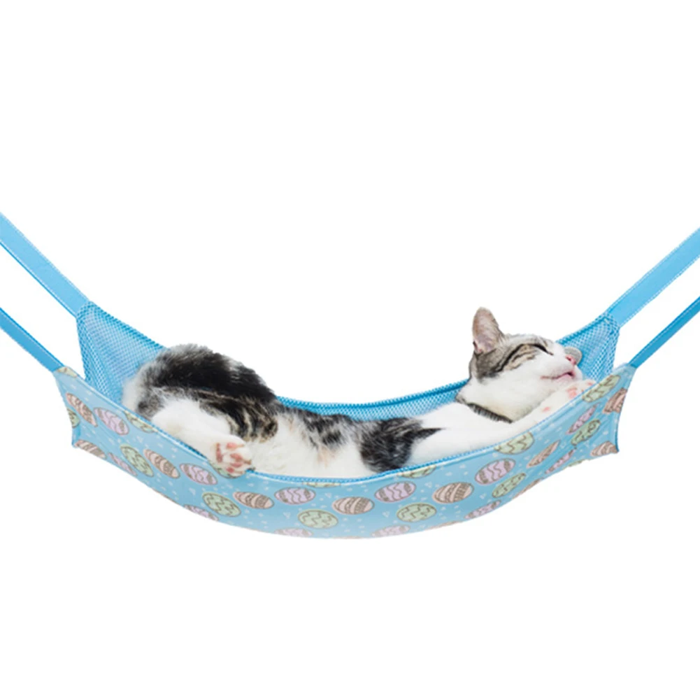 

Newly Pet Hammock Hanging Bed Cat Hanging Sleeping Pad Cooling for Summer Kitten Hamsters Chinchillas Ferrets Small Animals