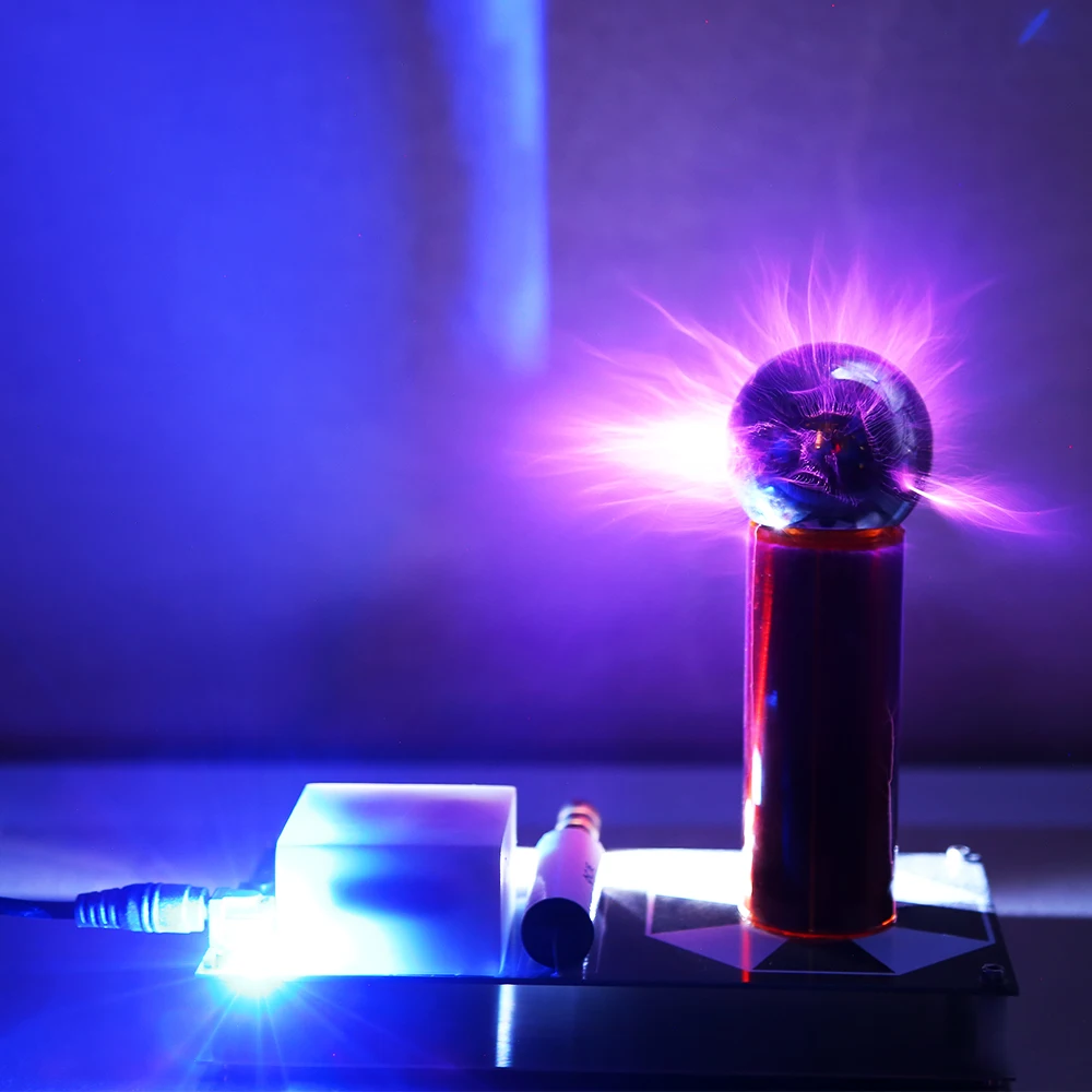 

100W DC 12v Mini SGTC Tesla Coil Kit Solid Magnetic Storm Coil Scientific Experiment Tools Tesla Parts diy Electronic Coil Kit
