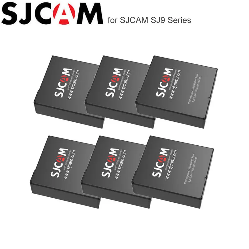 Аккумулятор SJCAM SJ9 Strike 1300 мАч литий ионный аккумулятор для оригинальной экшн