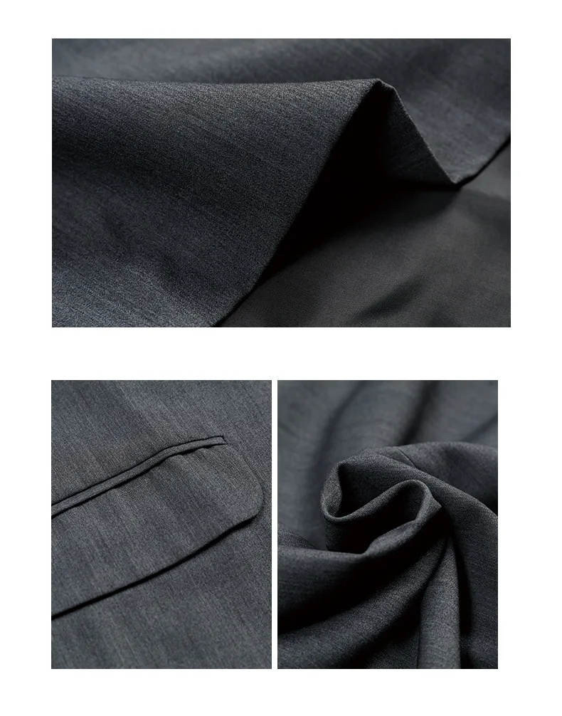 

Men Double Breasted Iron Chain Pendant Casual Loose Blazers Suit Coat Male Female Unisex Vintage Streetwearhip Hop Suit Jacket