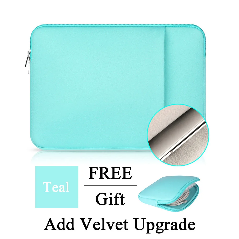 Teal Velvet Upgrade Кейс для ноутбука, планшета, чехол, сумка, 11 дюймов, 12 дюймов, 13 дюймов, 15 дюймов, 15,6 дюймов, для Macbook Pro, Air retina, 14 дюймов, для Xiaomi, huawei, hp, Dell - Цвет: Teal Velvet Upgrade