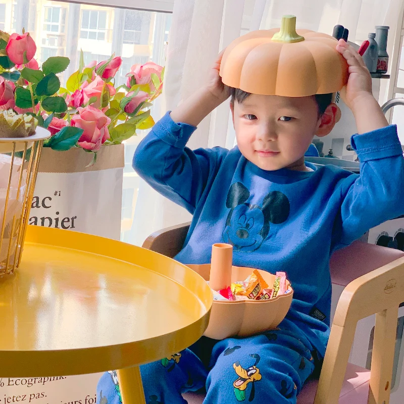 Бытовая двухслойная Тыква блюдо для фруктов и конфет Plate креативная гостиная