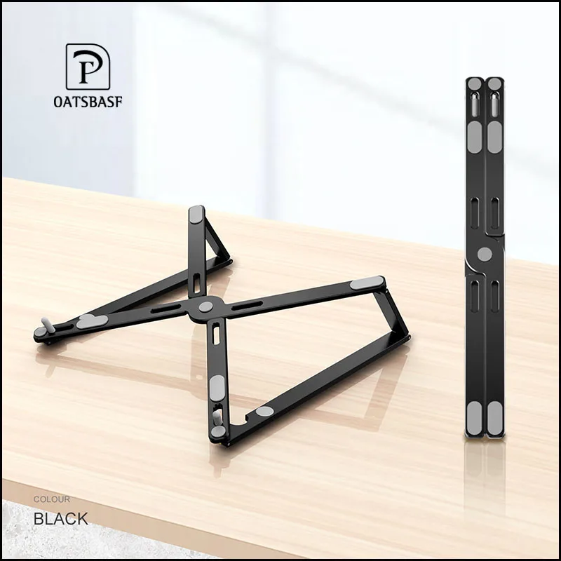 Складная металлическая Портативная подставка для ноутбука OATSBASF iOS портативный