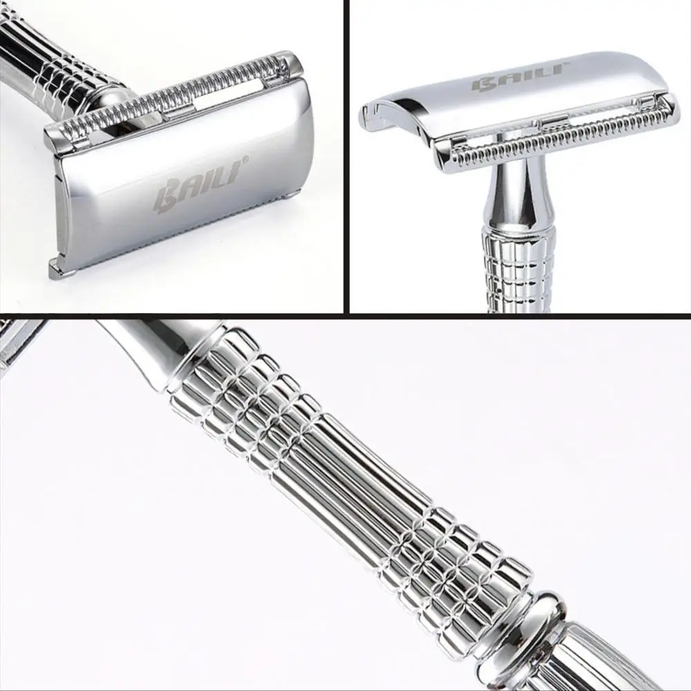 Бритва мужская регулируемая с двойным краем | Красота и здоровье