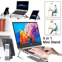 laptop stand holder for desk universal tablet phone holder imac macbook notebook portable foldable laptop tablet phone holder