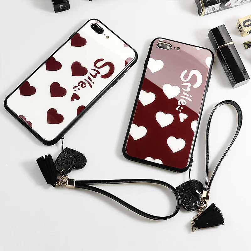 

Couple love glass phone case men and women for huawei P30 P40 P50 pro plus cases cover
