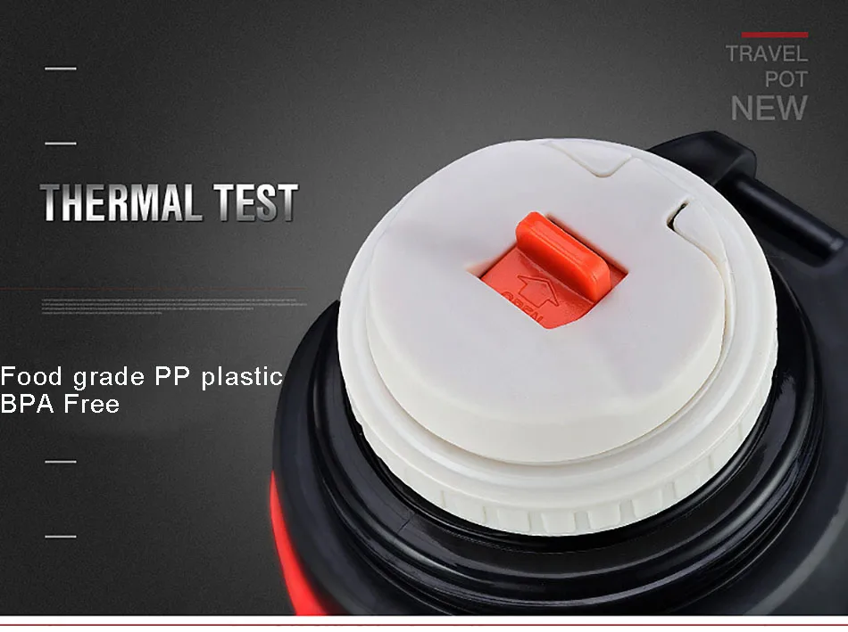 1.2L/1.6L/2L/2.5L/3L термос из нержавеющей стали для путешествий на открытом воздухе, бутылка для воды, портативная вакуумная колба с изоляцией, чайники