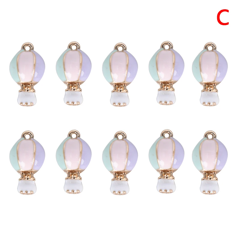 10 шт./компл. смешанные цвета модные Diy эмалированные воздушные шары подвески