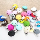 Chenkai 100 шт. силиконовая искусственная Детская соска пустышка Прорезыватель Соска уход ювелирные изделия игрушка Аксессуар Держатель Зажимы для прорезывания зубов