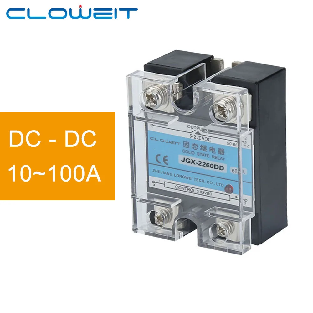 SSR-2540DD 10 до 100A DC Control CE твердотельное реле вход 3-32 В постоянного тока выход 5-250