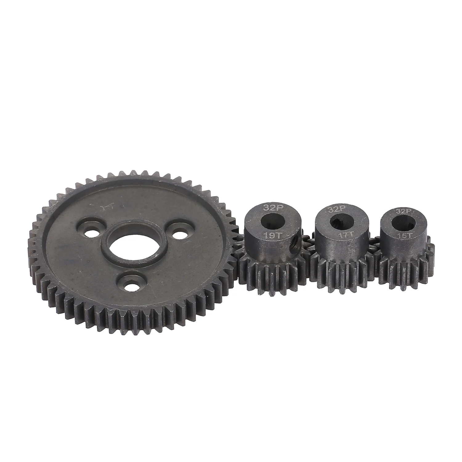 Сверхмощная пряжа из закаленной стали 54T Gear с 15T/17T/19T Pinions для Traxxas Slash 4x4 Stampede 1/10 Peak