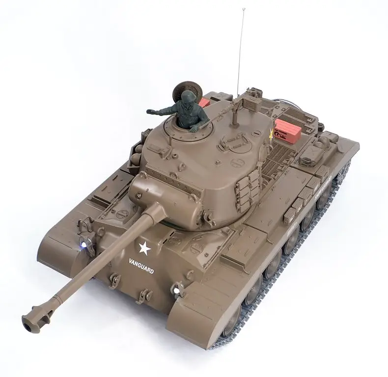 Тяжелый танк 1:16 Pershing M26 2 4 ГГц с дистанционным управлением со звуком дымом