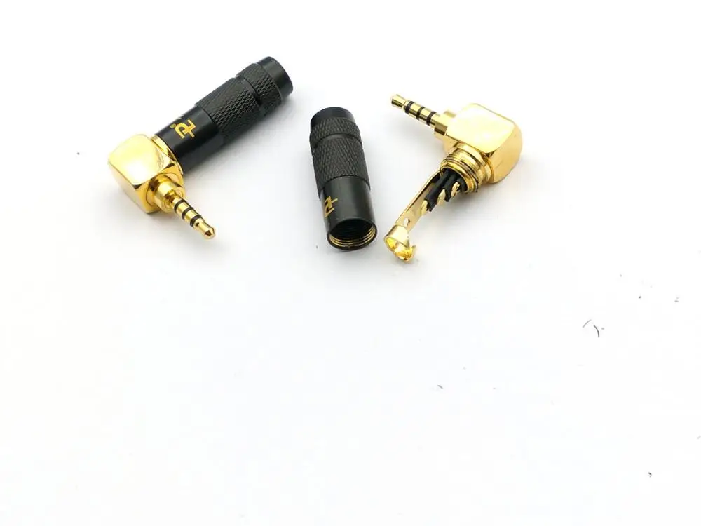20 шт. медь 2 5 мм 4 полюса 90 штекер градусов пайки адаптеры|adapter|adapter plug |