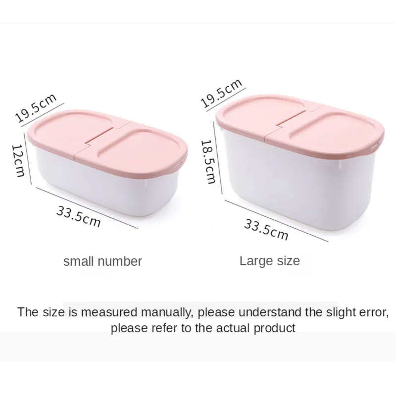 

Moisture-proof Container Kitchen Food Rice Storage Box Flour Grain Cereal Container Dust-Proof Kitchen Organizer Automatic Lid