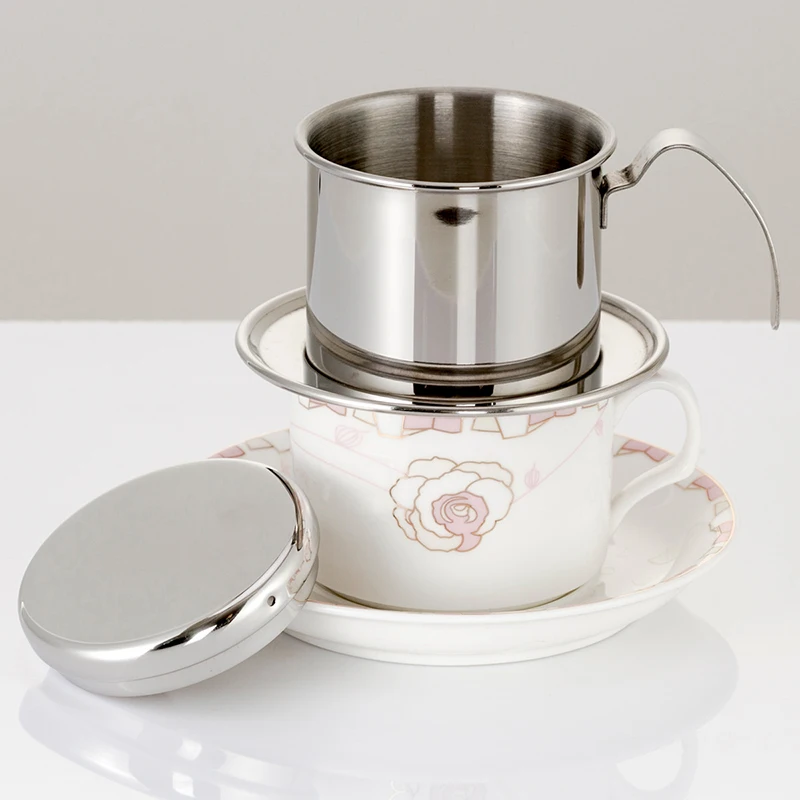 Многоразовый переносной капельный фильтр из нержавеющей стали для