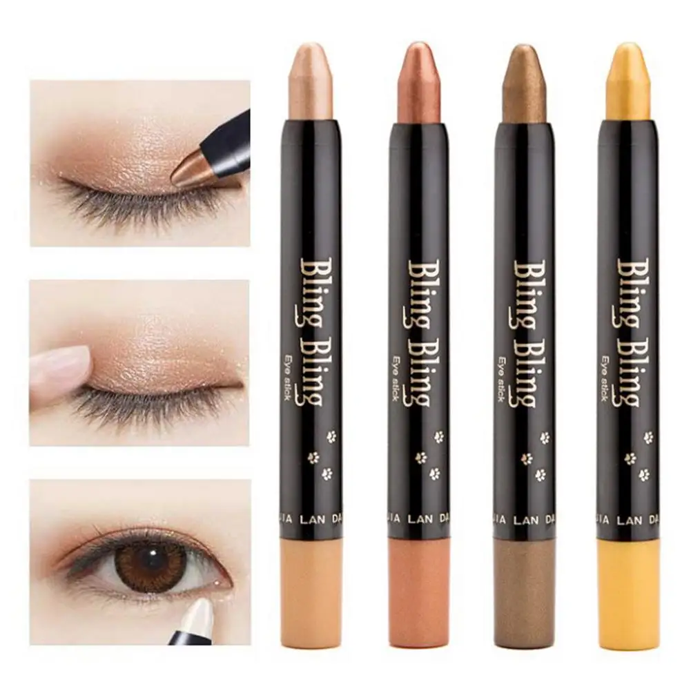 Палка для теней век 12 цветов палитра стойкая ручка макияжа стойкие водостойкие