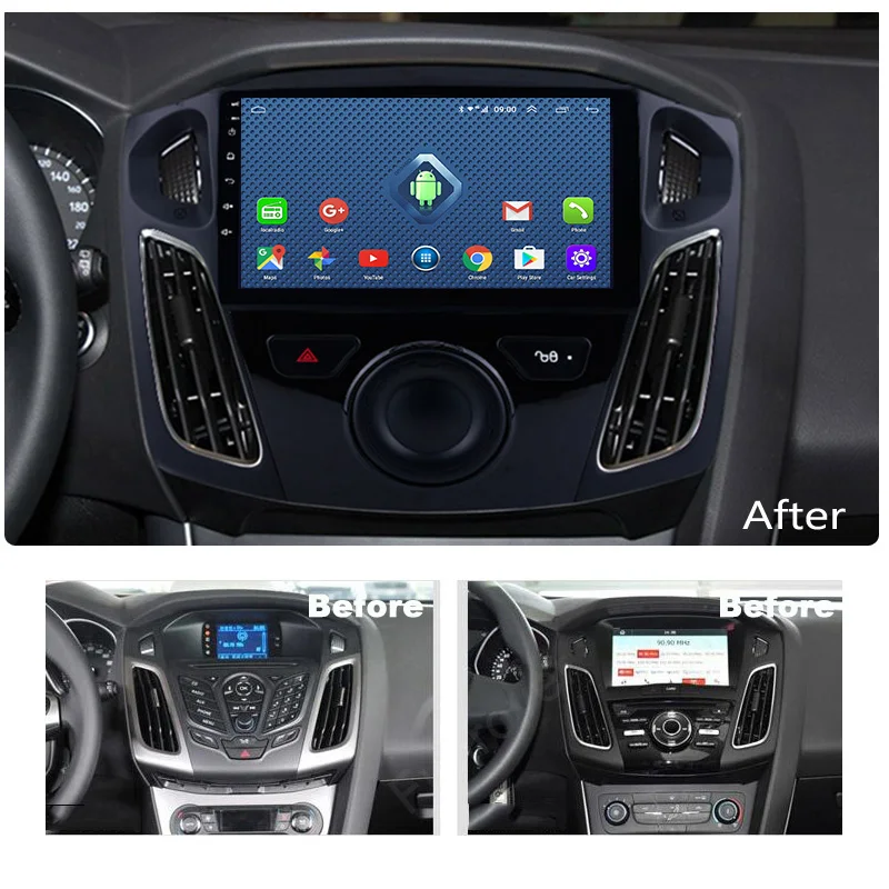 Мультимедийная система с gps-навигацией для ford focus 2012-2018 9 дюймов 4G Lte android 8 0 |