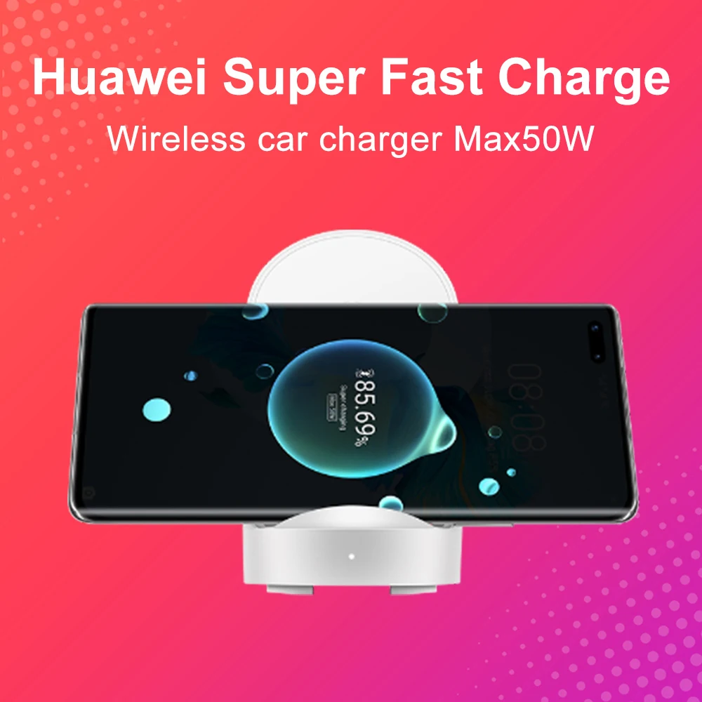 huawei wireless charger 50w cp62r supercharge for huawei mate 40 pro mate 30 pro p40 pro iphone samsung original huawei cp62 r free global shipping