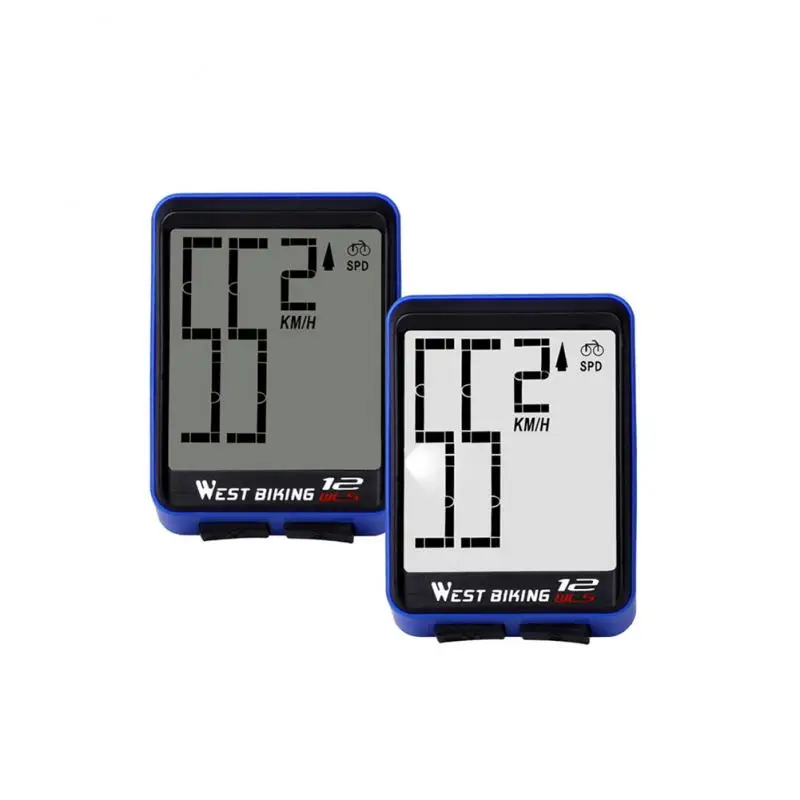 Waterproof Bicycle Computer Wireless Large Character Code Table MTB Bike Cycling Odometer Stopwatch Speedometer LED Digital | Спорт и