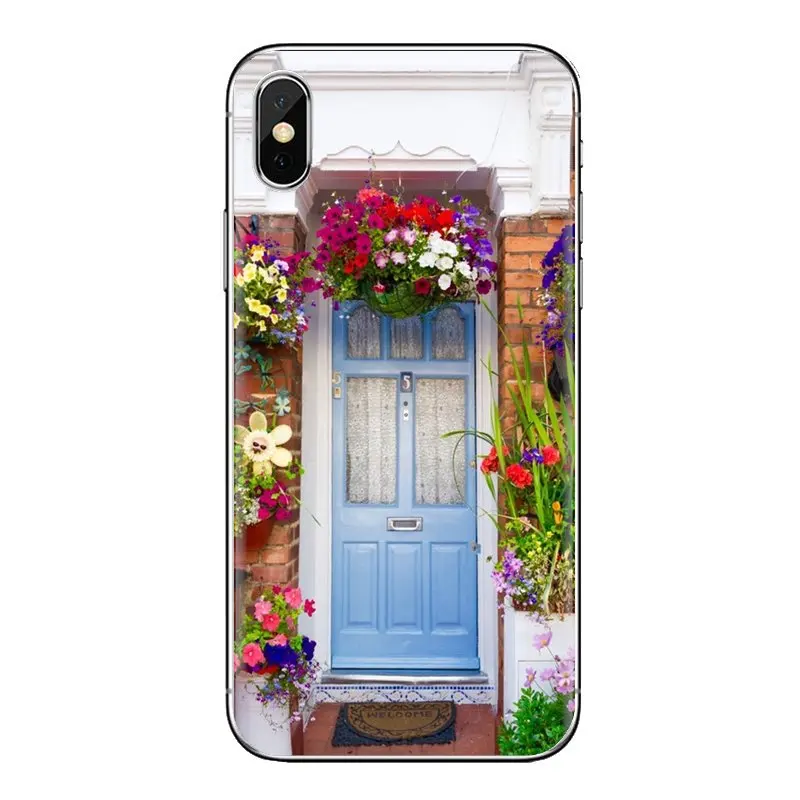 Houses Rose Door Flowers Attractio Soft Transparent Skin Case For Huawei Mate Honor 4C 5C 5X 6X 7 7A 7C 8 9 10 8C 8X 20 Lite Pro |