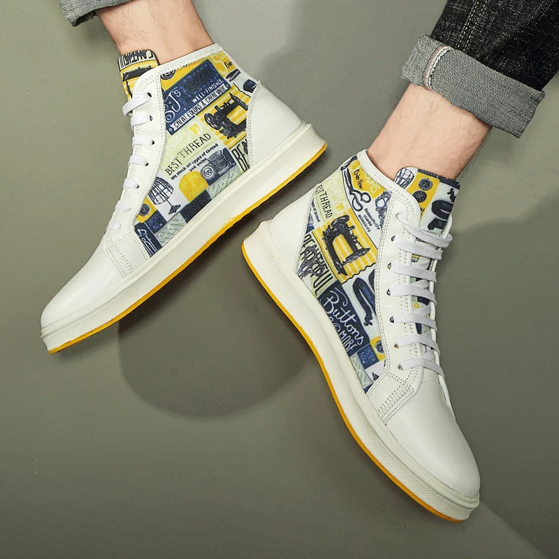 Мужская кожаная повседневная обувь MINUSIKE винтажные морозные ботинки в Корейском