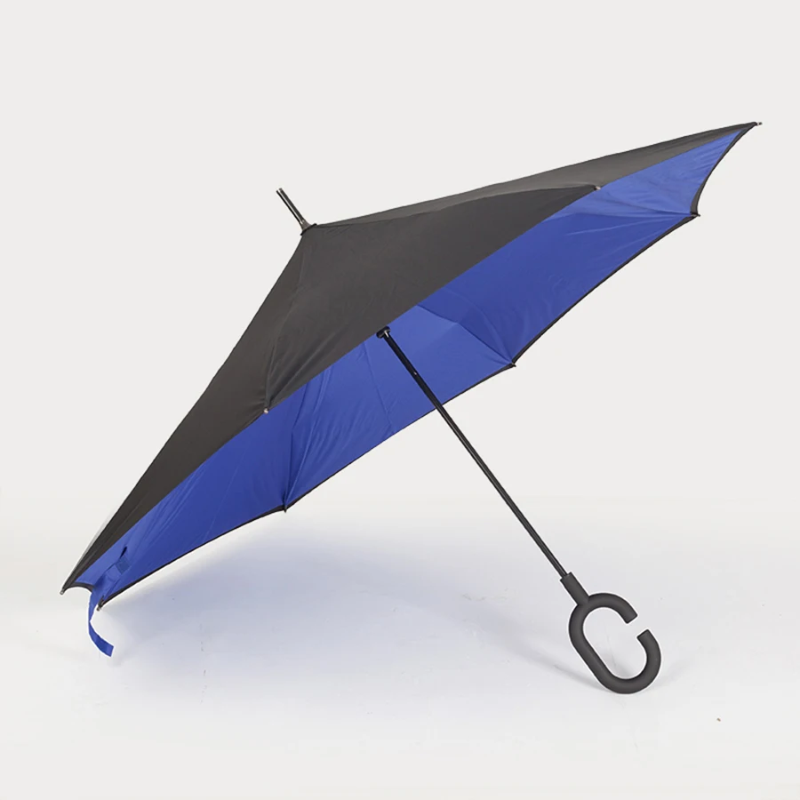Зонт с обратным ходом креативный двухслойный перевернутый для мужчин и женщин