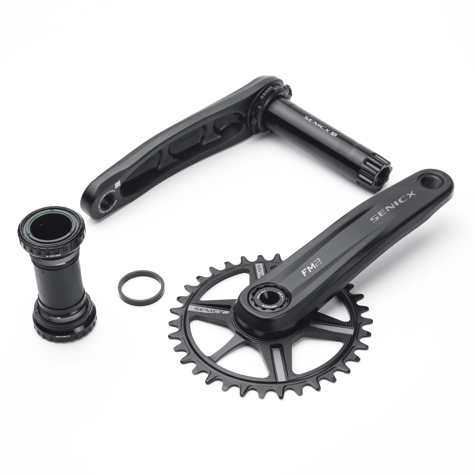 SENSAH HARDROCK 1 x 10 11 12 Speed Boost Crankset Eagle Tooth for MTB XC/TR/DH/FR 165/170 / 175mm 34T BSA Chainset | Спорт и