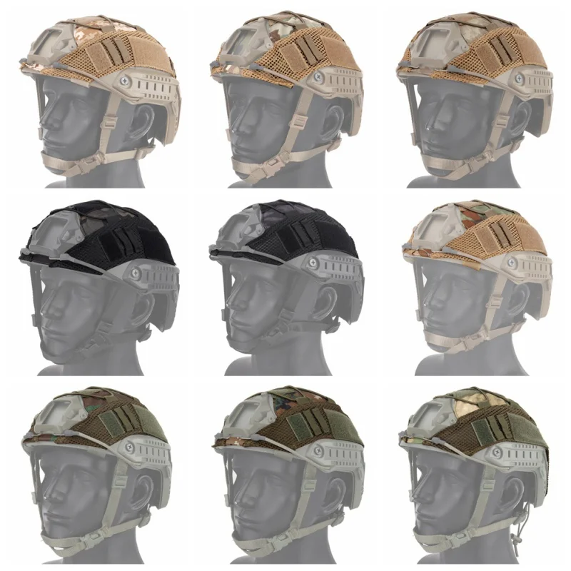 

Tactical Military Combat Helmet Cover Airsoft Hunting Helmet Cloth CS Wargame Sport Helmet Cover For Ops-Core PJ/BJ/MH Type Fast