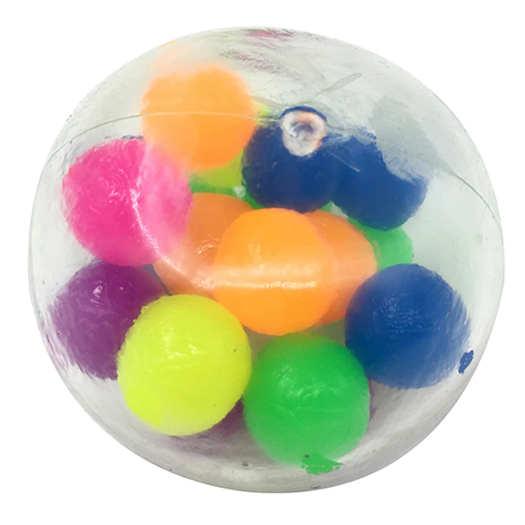 

Funny Squeeze Fidget Toy Squishy Anti Stress Small Gadget Anxiety Stress Relief Hand Ball Pinch Sensory Ball for Kids Adult