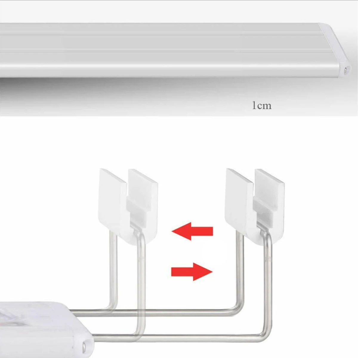 Светодиодная лампа для аквариума 5730SMD погружная подводная с зажимом