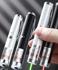 Лазерная указка с USB, 5 мВт, мощный зеленый и красный точечный лазерный измеритель, 530 нм, 650 нм, зеленая лазерная ручка