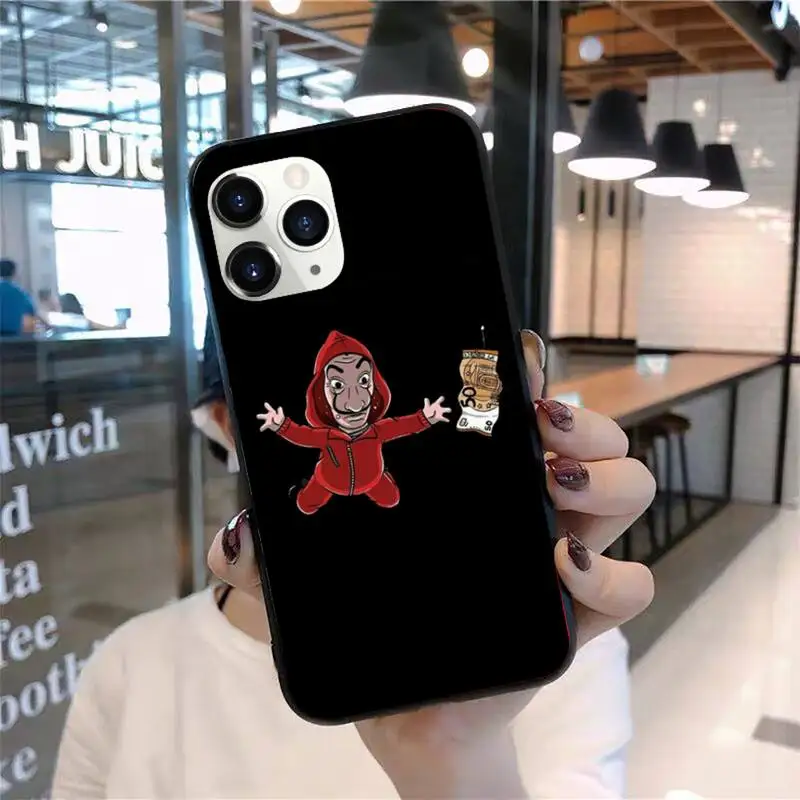 

la casa de papel TV Phone Case for iPhone 11 12 pro XS MAX 8 7 6 6S Plus X 2020 XR Mini