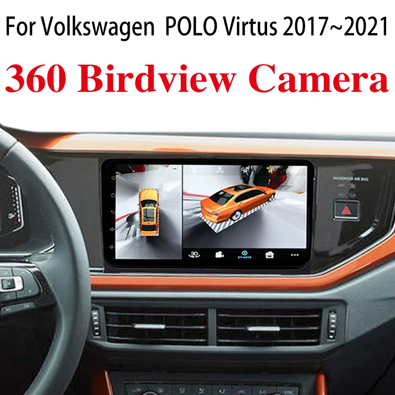Автомагнитола для Volkswagen VW POLO Virtus MK6 AW 2017-2021 мультимедийная стереосистема