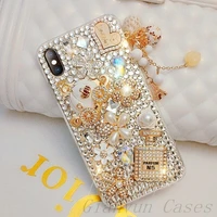 Bling Diamond Pumpkin Car Soft Phone Case For samsung Galaxy edge S10 S20 S21 Plus Ultra Note Lite Pro