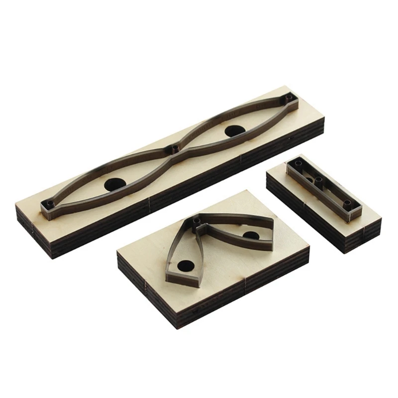 

Cute Bow Cutting Mold Scrapbook Embossing Wooden Die Cutting Leather Mold for DIY Art Crafts Earring Jewelry Making