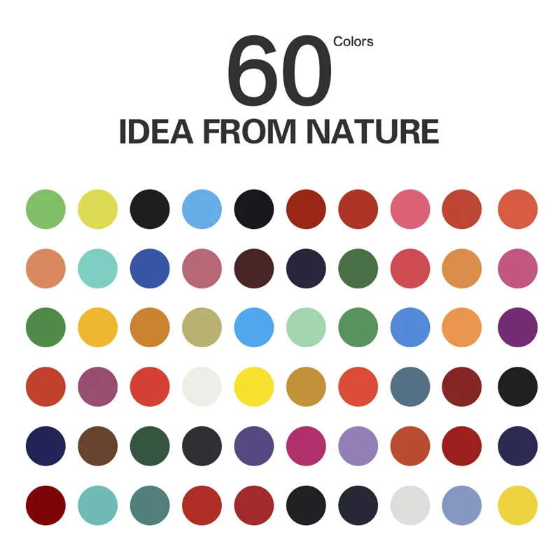 Новинка 2019 60 шт набор перманентных чернил для татуажа 30 мл косметический