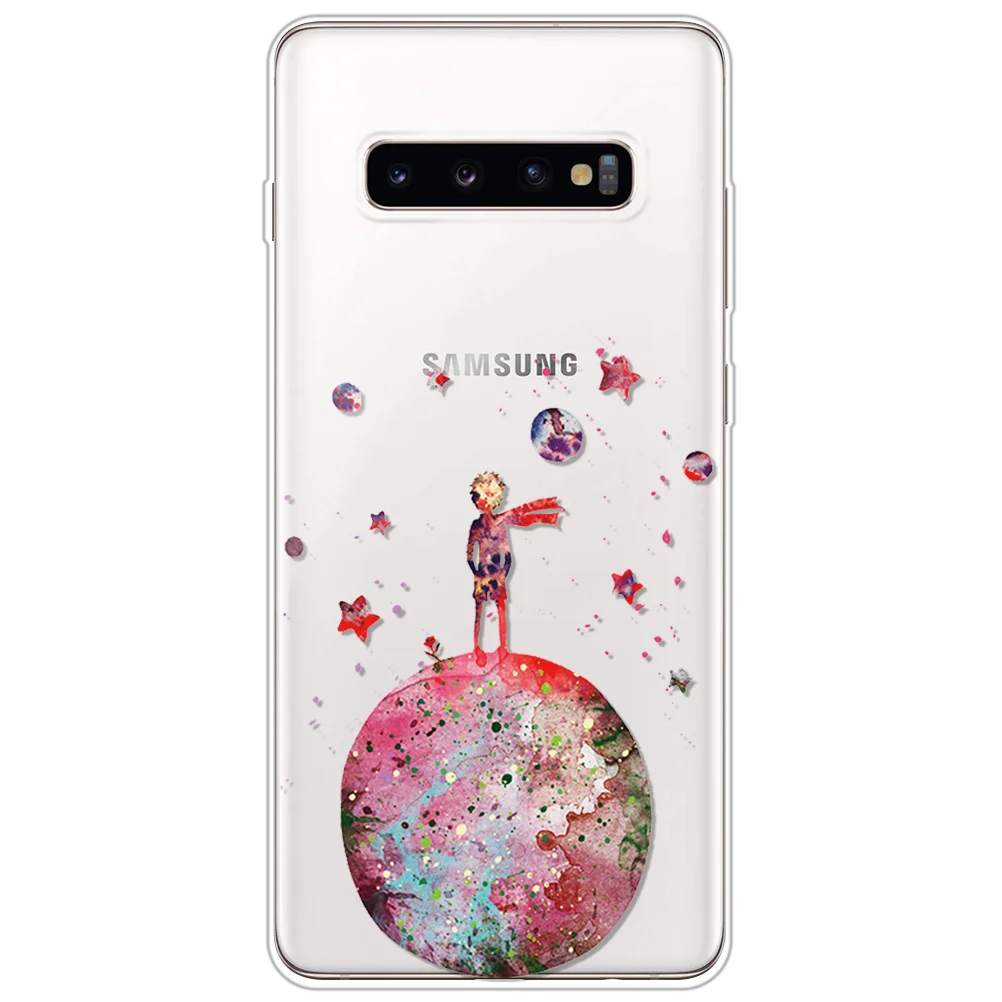 С принтом Маленький принц земли из термопластичного полиуретана для samsung Galaxy S5 S6