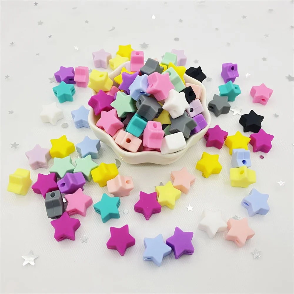 50 шт. силиконовые бусины-прорезыватели для зубов | Мать и ребенок