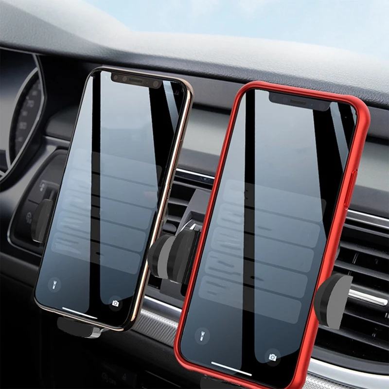 Universal Wireless Car Charger Auto Clamp Smart Sensor Fast Charging Air Vent Holder Compatible for iPhone 12 11 Pro |