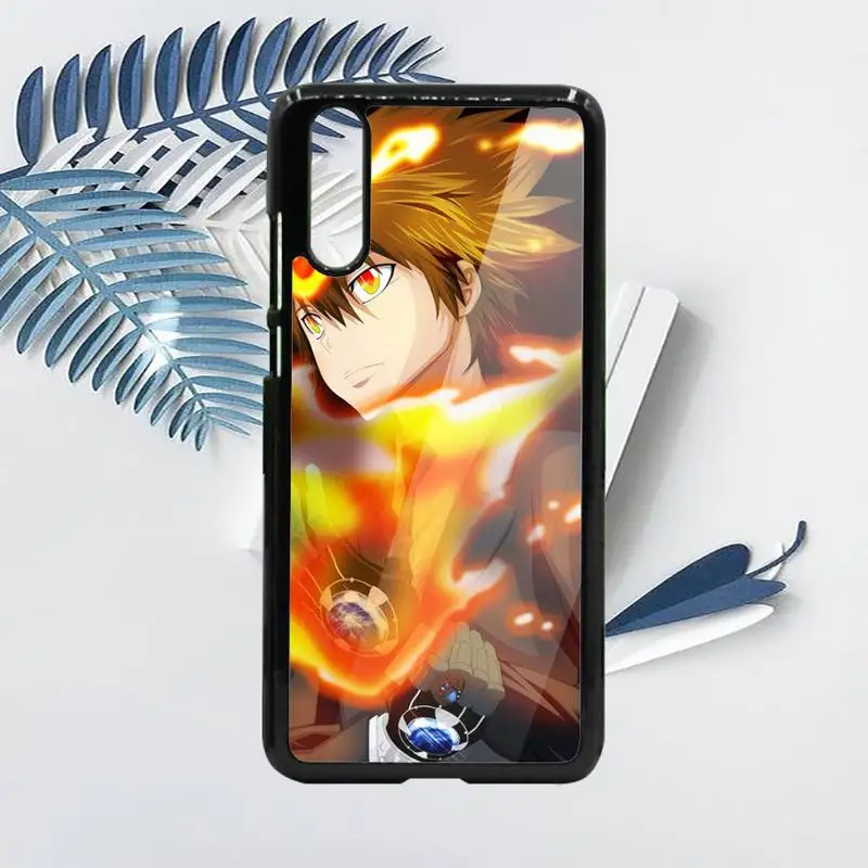 

Japan Anime HITMAN REBORN Phone Case PC For Samsung galaxy S note 8 9 20 10 e lite2019 plus pro ultra