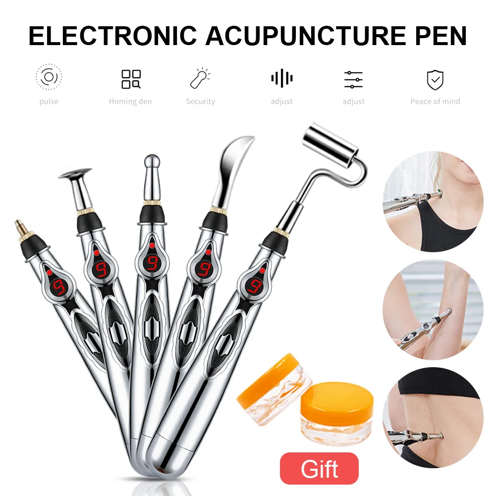 

Electronic Acupuncture Pen Electric Meridians Laser Therapy Heal Massage Pen Meridian Energy Pen Relief Pain Therapy Tools