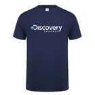 Discovery Channel футболка для мужчин Летние повседневные Модные топы мужская футболка LH-249