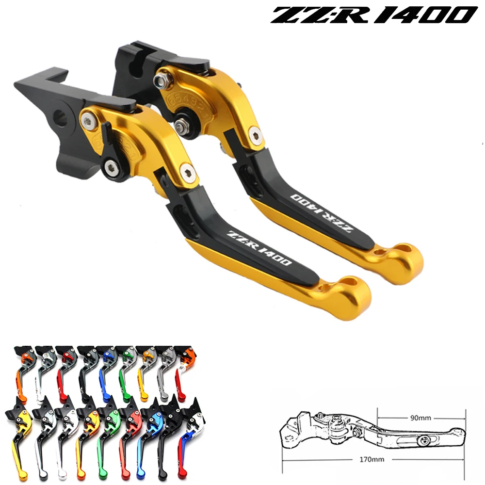 Для Kawasaki ZZR1400 ZZR 1400 2006 2018 CNC складной регулируемый телескопический Тормозной