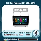 Автомобильный радиоплеер с IPS экраном Android 10 для Peugeot 307 307CC 307SW 2004-2013 мультимедийный Стерео Gps-навигатор NO 2din 2 DIN DVD