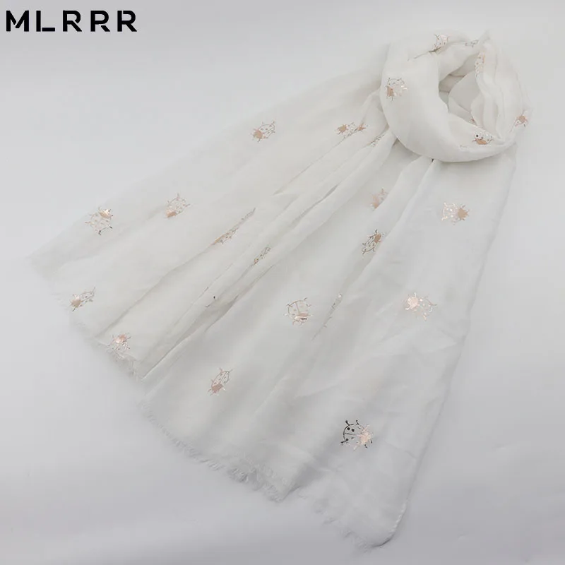 Новый модный Печатный шарф MLRRR большая шаль с горячим тиснением в виде животного