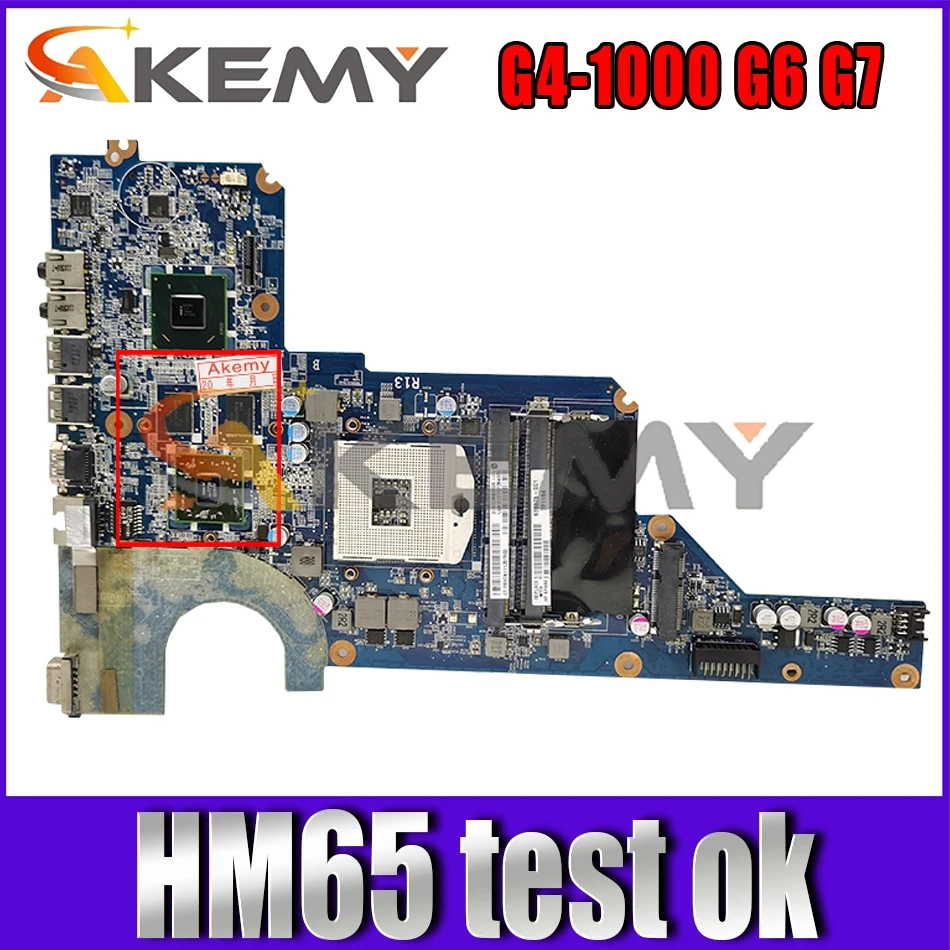 

DAR13MB6E0 DAR13MB6E1 For HP Pavillion G4-1000 G6 G7 Notebook Mainboard 650199-001 636375-001 HM65 Laptop Motherboard