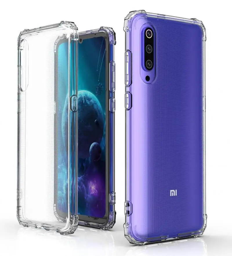Противоударный Прозрачный чехол для Xiaomi CC9 9T Pro Mi 9 CC9E Redmi Note7 Note8 8A защитный из ТПУ |